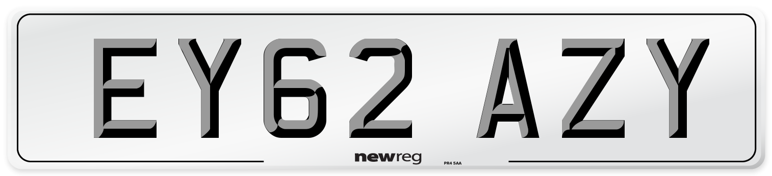 EY62 AZY Number Plate from New Reg
